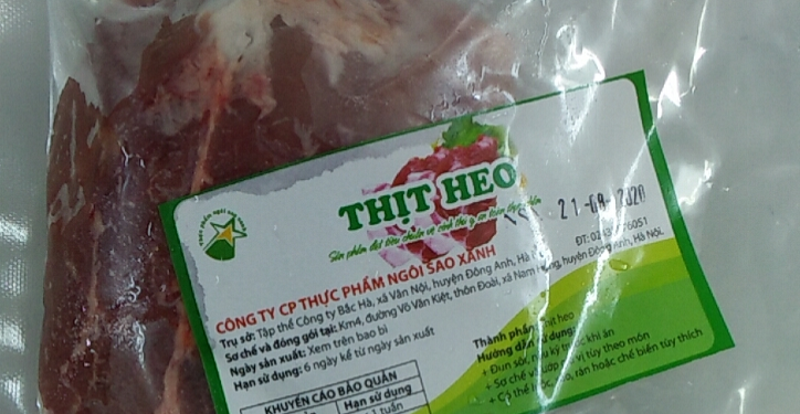 Thịt heo Ngôi Sao Xanh