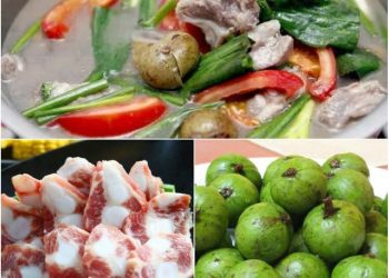 Cách làm món canh sườn nấu sấu chua dịu mát cho bữa cơm ngày hè