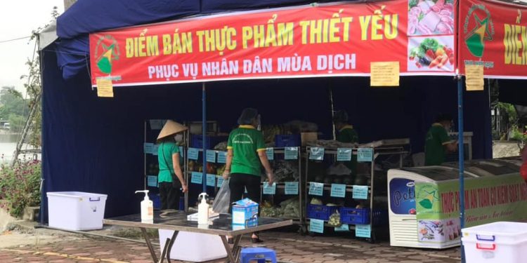 Ngôi Sao Xanh tiếp tục mở bán chuỗi quầy hàng lưu động phục vụ nhân dân mùa dịch