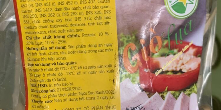 Quy trình sản xuất Giò lụa, Chả lụa – Ngôi Sao Xanh